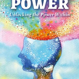 Watercolor book cover: profile with exploding colors
